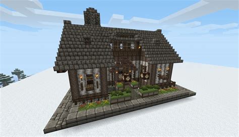 Minecraft Medieval House Schematics