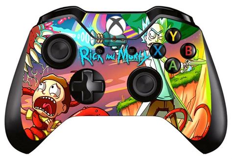 Rick And Morty Xbox One Controller Skin Sticker Decal Design 7 - ConsoleSkins.co | Xbox one ...