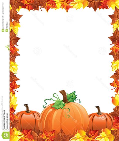 Fall Pumpkin Border | Free download on ClipArtMag