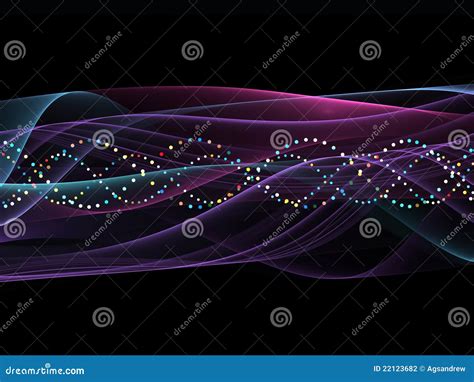 Colorful Sine Wave Pattern stock illustration. Illustration of oscillation - 22123682