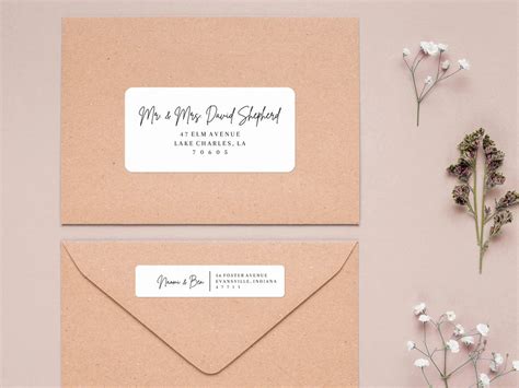 How to Print Address Labels for Wedding Invitations - SUPVAN