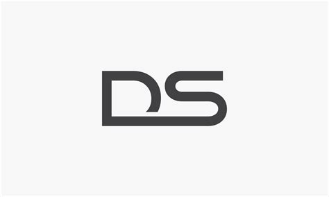 DS letter logo isolated on white background. 4701549 Vector Art at Vecteezy