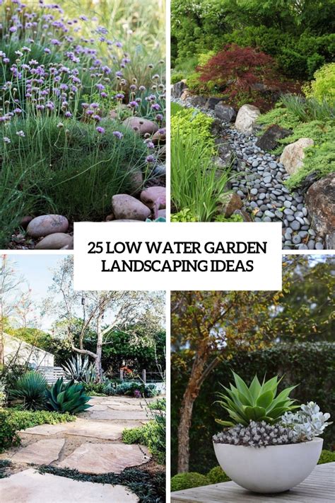 25 Low Water Garden Landscaping Ideas - DigsDigs