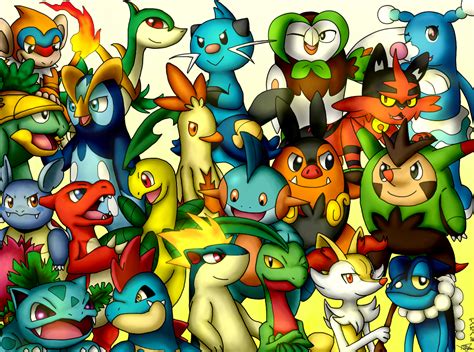 All Starters Pokemon 2 Stage by The3Brawlers2014 on DeviantArt