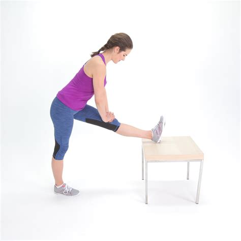 Standing Hamstring Stretch | Easy Hamstring Stretches | POPSUGAR Fitness Photo 4