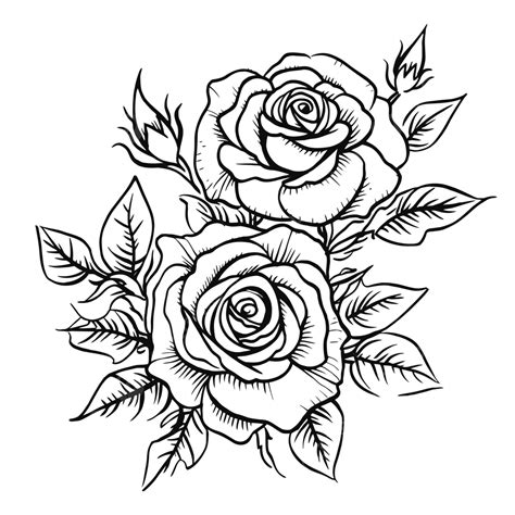 Rose Drawing Outline Google Search Flowers Pinterest Rose | The Best Porn Website