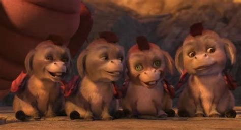 PHOTO Baby Dragon Donkeys From Shrek