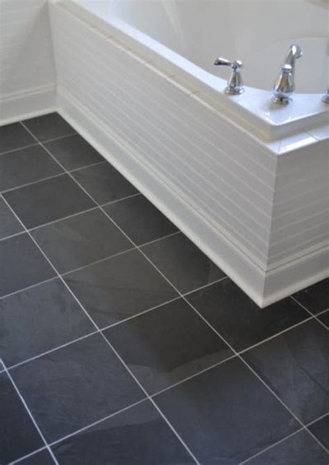 Gray Slate Bathroom Floor – Flooring Blog