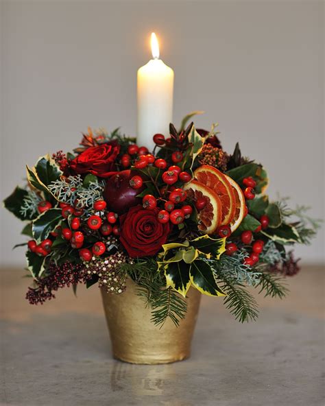 30 Of the Best Ideas for Christmas Table Flower Arrangements - Home Inspiration and Ideas | DIY ...