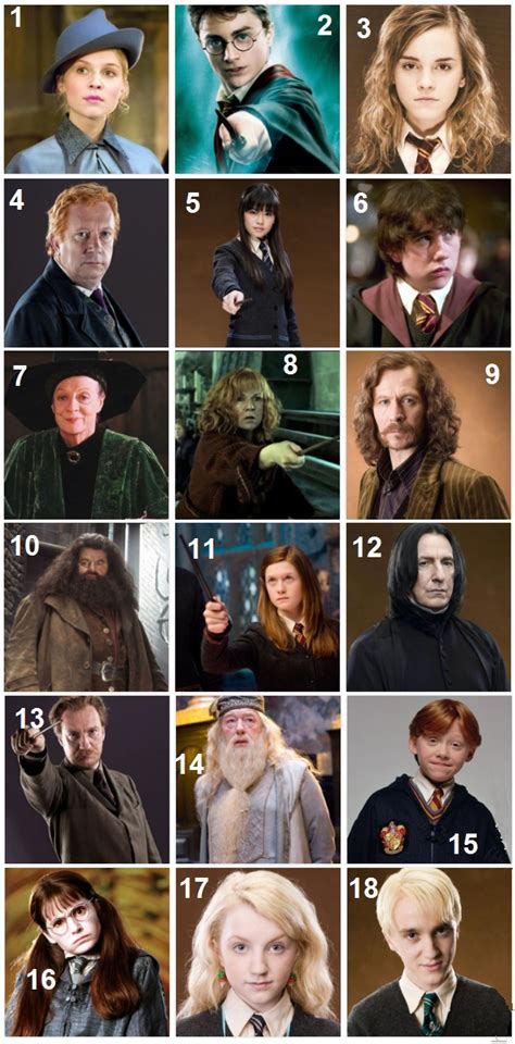 Can you name all the Harry Potter Characters | Puzzles World