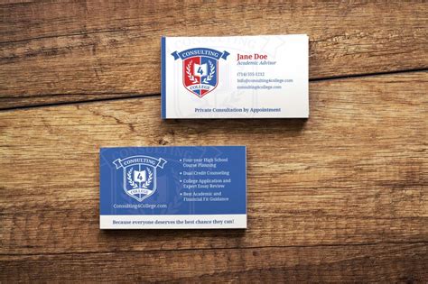 Business Cards - Consulting for College