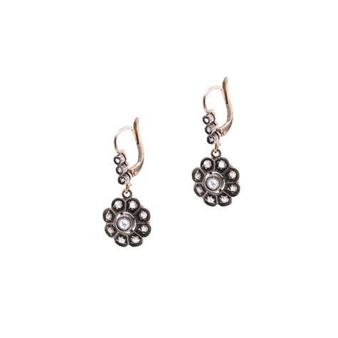 Antique Diamond Drop Earrings – Oliver Jewellery