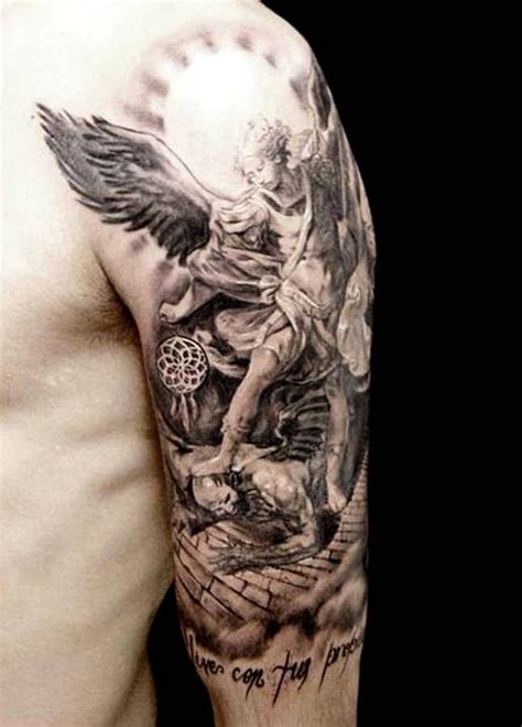 1000+ images about ★ Guardian Angel Tattoos ★ on Pinterest | Sword tattoo, Arm tattoos for men ...