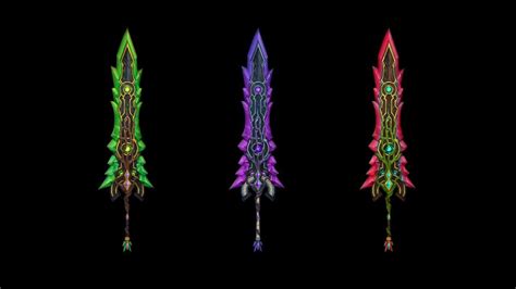 Crystal Nature Greatsword - 3D Model by Cethiel