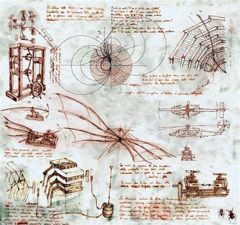 Leonardo da Vinci Flying Machine and Mechanical drawings | Da vinci inventions, Leonardo da ...