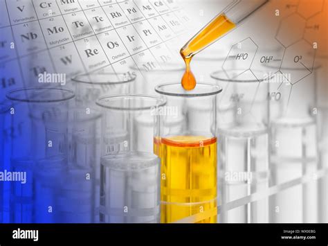 Laboratory experiment with chemistry and biology Stock Photo - Alamy