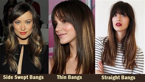 Square Face Hairstyles With Bangs