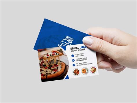 Fast Food Restaurant Business Card Template (PSD)