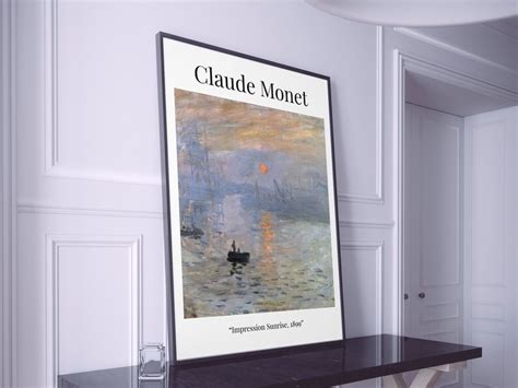 Impression Sunrise Claude Monet Art Print Classical - Etsy