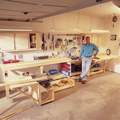 Diy Workbench Plans Garage - Image to u