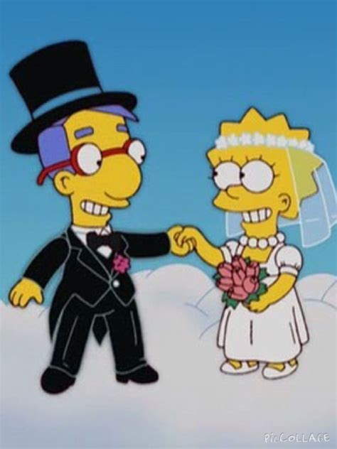 Milhouse and Lisa | Simpsons cartoon, The simpsons, Milhouse