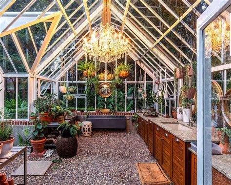 Amazing and Conservatory Greenhouse Interior Design