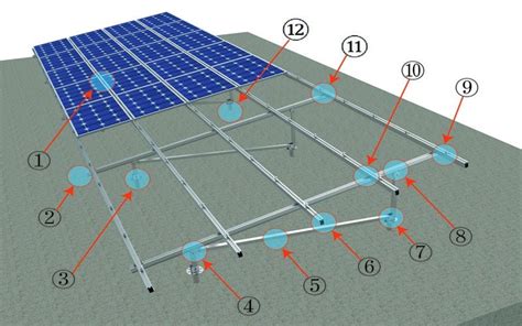 Adjustable Aluminum Solar Panel Mounting Kit Systems , PV Solar Mounting Systems