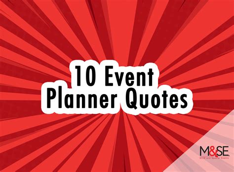 10 Event Planner Quotes | MSE