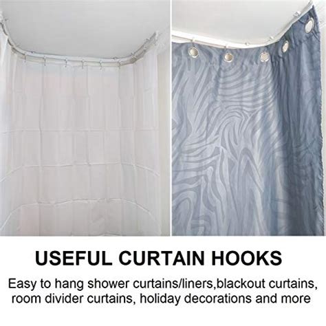 KXLife Flexible Bendable Ceiling Curtain Track, Curved Ceiling Track for Curtains, Room Divider ...