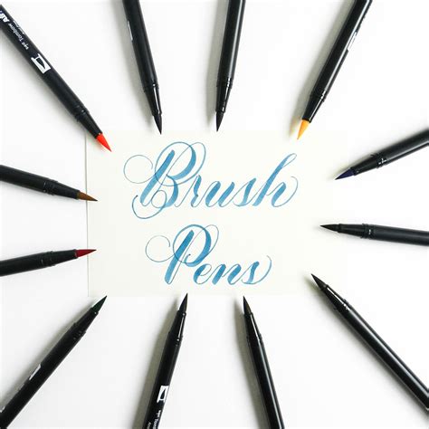 Brush Pen Tutorial + Giveaway | The Postman's Knock