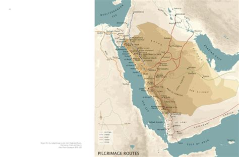 Pilgrimage To Mecca Map | Moslem Selected Images