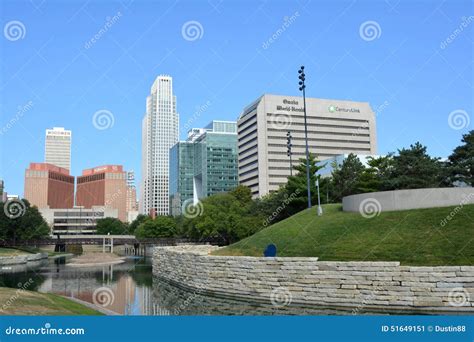 Downtown Omaha Nebraska Skyline Editorial Photo - Image of gene, skyline: 51649151