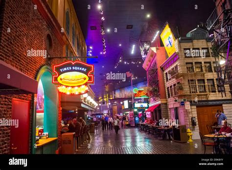 The interior of New York-New York Hotel & Casino in Las Vegas Stock Photo - Alamy