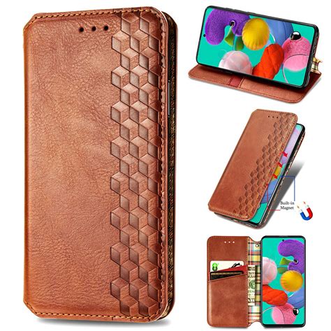 Dteck Case For Samsung Galaxy A71 5G (6.7 inches),Luxury Leather Wallet Card Holder Flip Cover ...