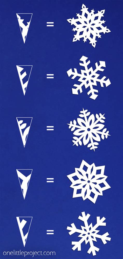 Snowflake Cutout Patterns