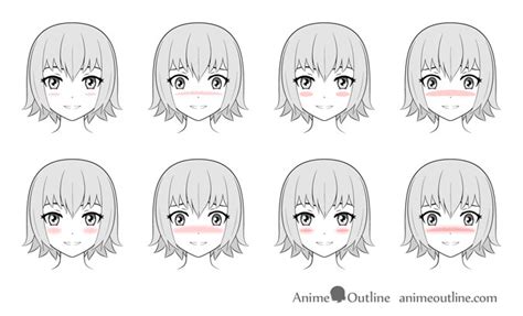 How to Draw Anime & Manga Blush in Different Ways - AnimeOutline