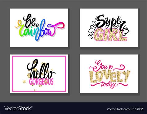 Colorful graffiti fonts slogan Royalty Free Vector Image