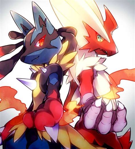 Pokemon X And Y Mega Lucario Vs Mega Blaziken