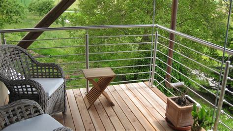 Outdoor Deck Balustrade Stainless Steel Cable Railing Systems