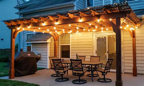 How To Add Lights to a Pergola or Pavilion - PergolaKitsUSA.com