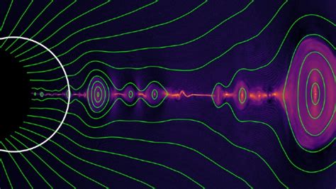 In Virtual Outer Space, a Black Hole Sheds Its Magnetic Hair | Columbia News