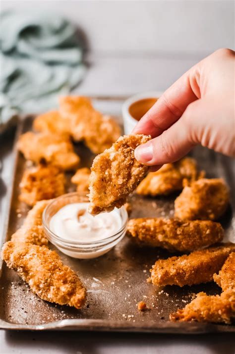 Healthy Baked Chicken Tenders Recipe | Moms Collab