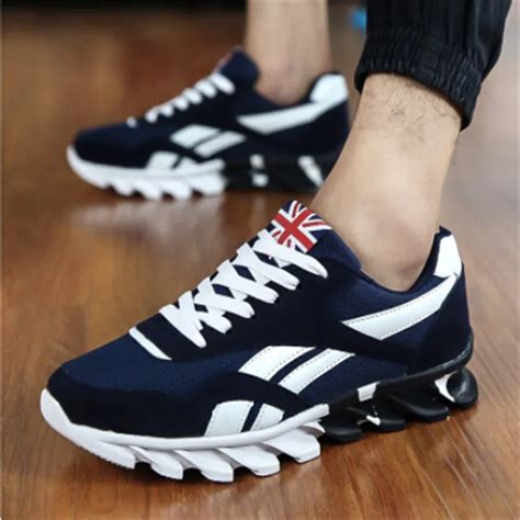 Autumn Men Sneakers for men Running shoes Mesh Breathable sneakers sport running shoes athletic ...