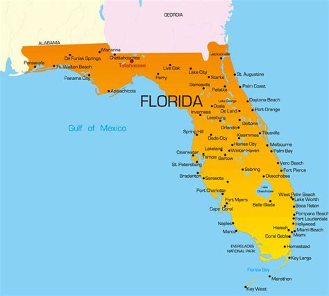 Florida On Map Of Us - Franny Antonietta