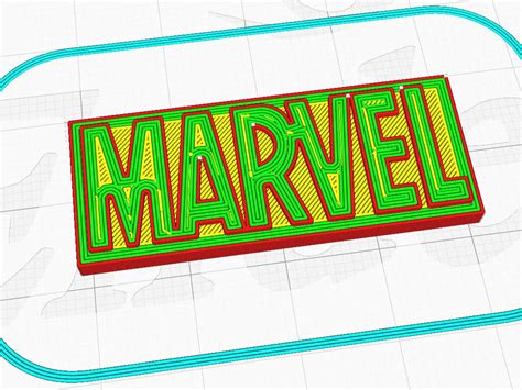 MARVEL Logo by Frikarte3D | Download free STL model | Printables.com