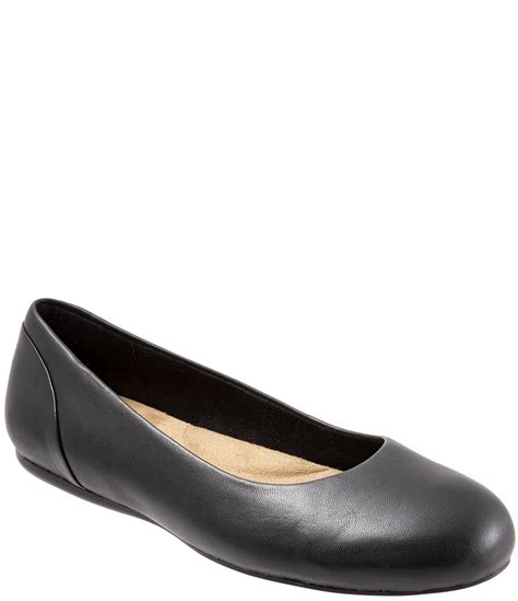 SoftWalk Sonoma Leather Ballet Flats | Dillard's