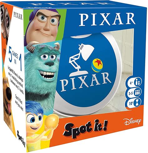 Pixar Spot It! Disney ages 4 Plus Spot it Game - 3558380080688