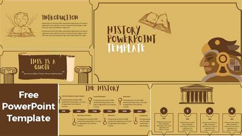 History Template Ppt Free - FREE PRINTABLE TEMPLATES