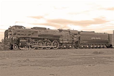 Union Pacific Steam Locomotive 844, Gilbert, Arizona, November 12, 2011, Sepia Photograph by ...