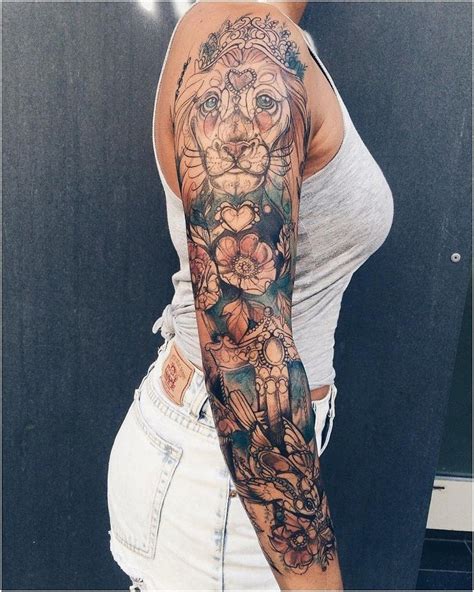 badass-tattoos-25, #TattoosForGirls click now. | Girls with sleeve tattoos, Best sleeve tattoos ...